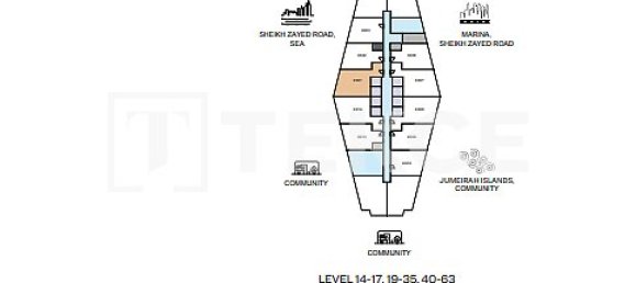 1 Schlafzimmer Wohnung in Jumeirah Lake Towers, UAE, Nr. 107893 23