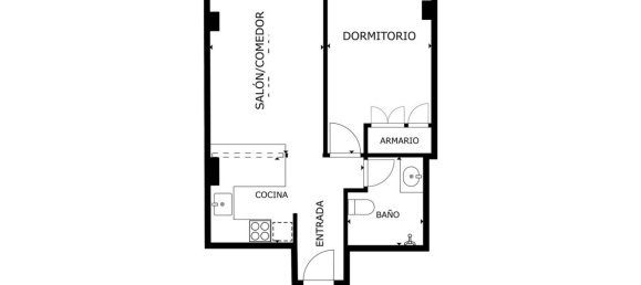 Apartamento T1 em Malaga, Spain N.º 187211 35