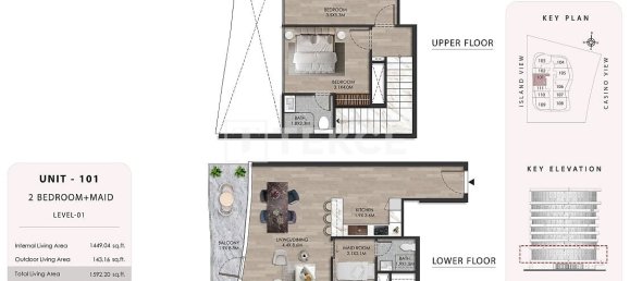 3 bedrooms Duplex in Al Marjan Island, UAE No. 34242 20