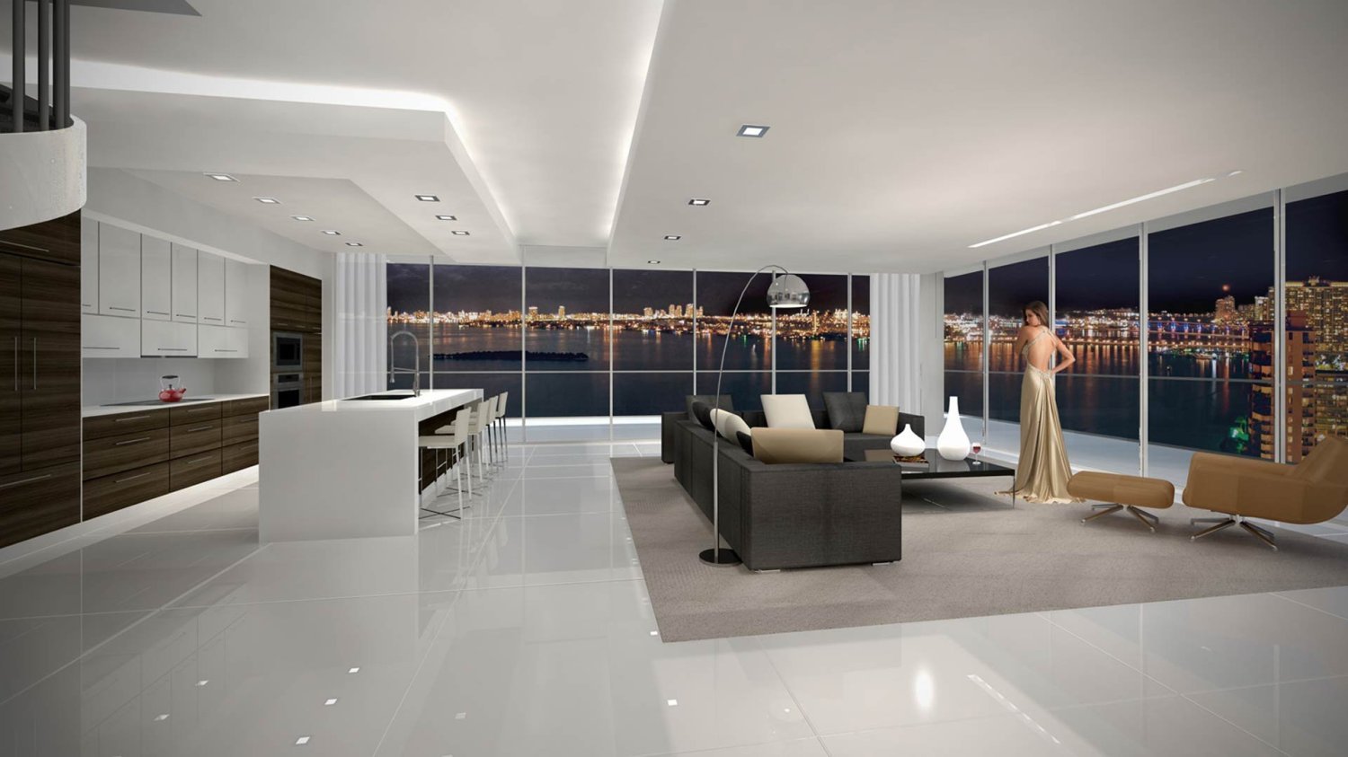 3 dormitorios apartamento en venta en Miami, Miami-Dade, Florida, USA № 616155