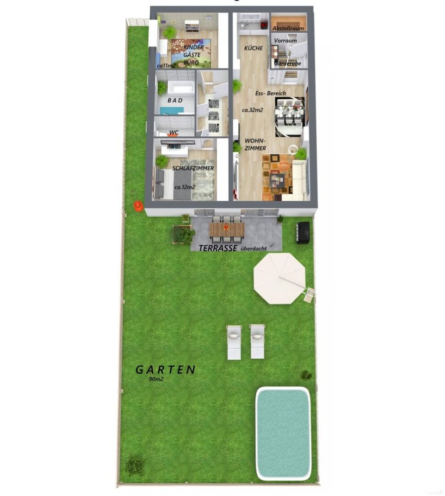 3 rooms Apartment in Liebenau, Austria No. 131331