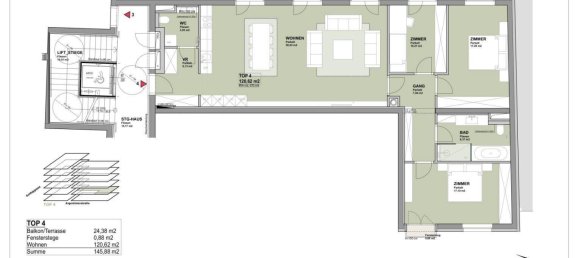 4-salle Appartement à Wieden, Austria No. 150912 23