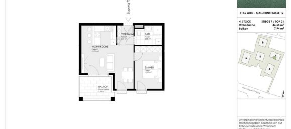 2 rooms House in Ottakring, Austria No. 166200 15