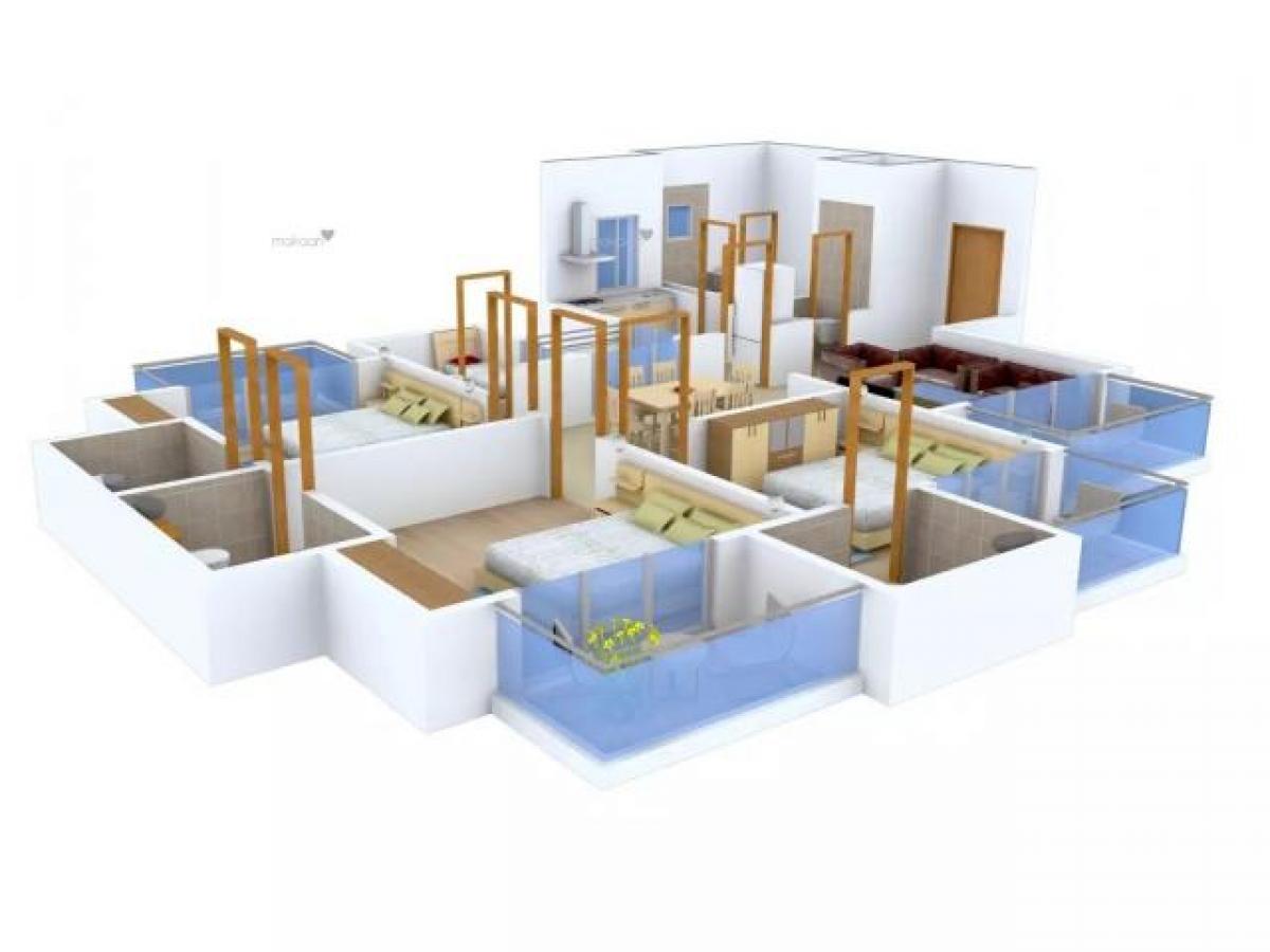 3 bedrooms House in Gurgaon, India No. 5639