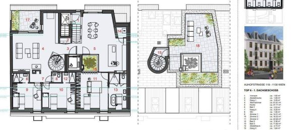 Ático de 5 habitaciónes en Hietzing, Austria No. 161711 16