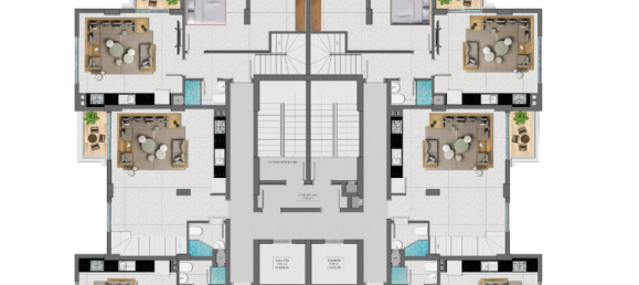 Apartamento 2+1 em Mahmutlar, Turkey N.º 3165 2