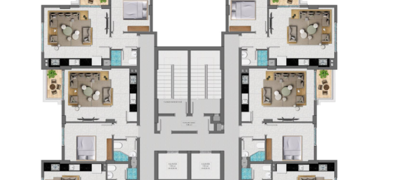 Apartamento 2+1 em Mahmutlar, Turkey N.º 3165 4