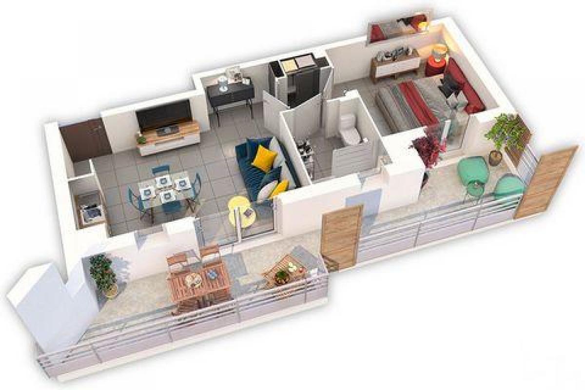 Studio in the Condo in Toulon, France No. 15778