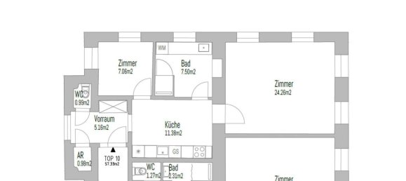 2-Zimmer Wohnung in Simmering, Austria, Nr. 172863 16