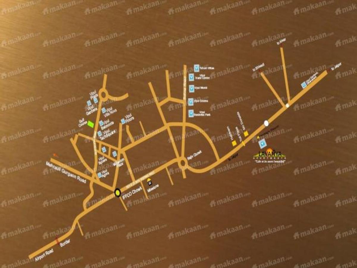 3 bedrooms House in Gurgaon, India No. 44063