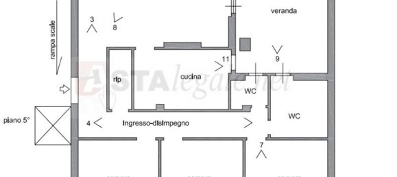 8 rooms Penthouse in Sesto Fiorentino, Italy No. 188581 14