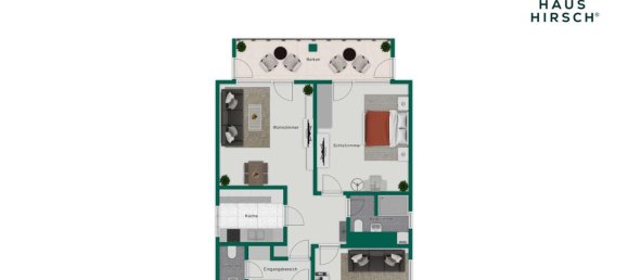 Квартира с 2 спальнями в Freudenstadt, Германия № 347099 11