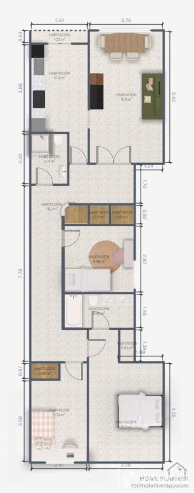 3 غرف نوم شقة في Valencia, Spain رقم 181297