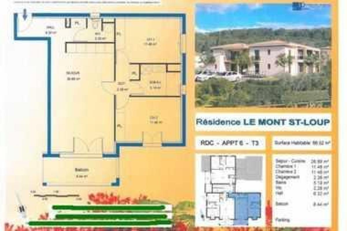 2 bedrooms Condo in Agde, France No. 33996