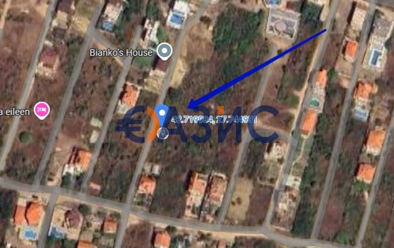756m² Land in Sveti Vlas, Bulgaria No. 652