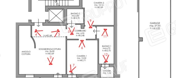 3 rooms Apartment in Venice, Italy No. 53171 17