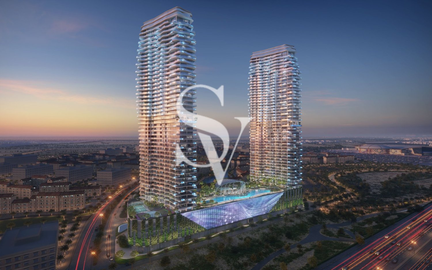 2 Schlafzimmer Wohnung in City of Arabia, UAE, Nr. 107530