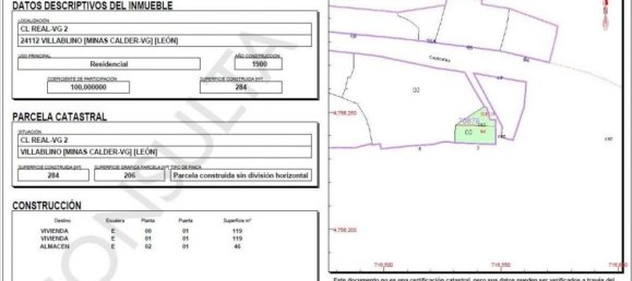 مستودع في Villablino, Spain 284متر مربع رقم 33532 14