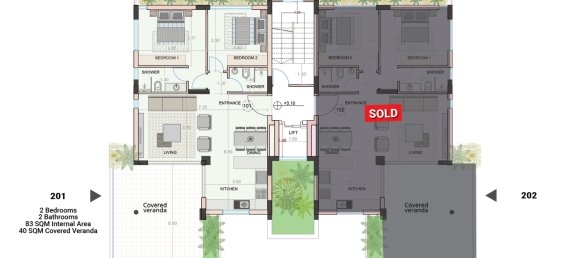 2 bedrooms Apartment in Paphos, Cyprus No. 1540 10