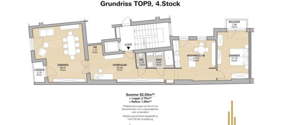 Apartamento de 2 divisões em Wieden, Austria N.º 89351 15