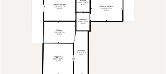 Apartamento de 4 divisões em Besozzo, Italy N.º 238631 11