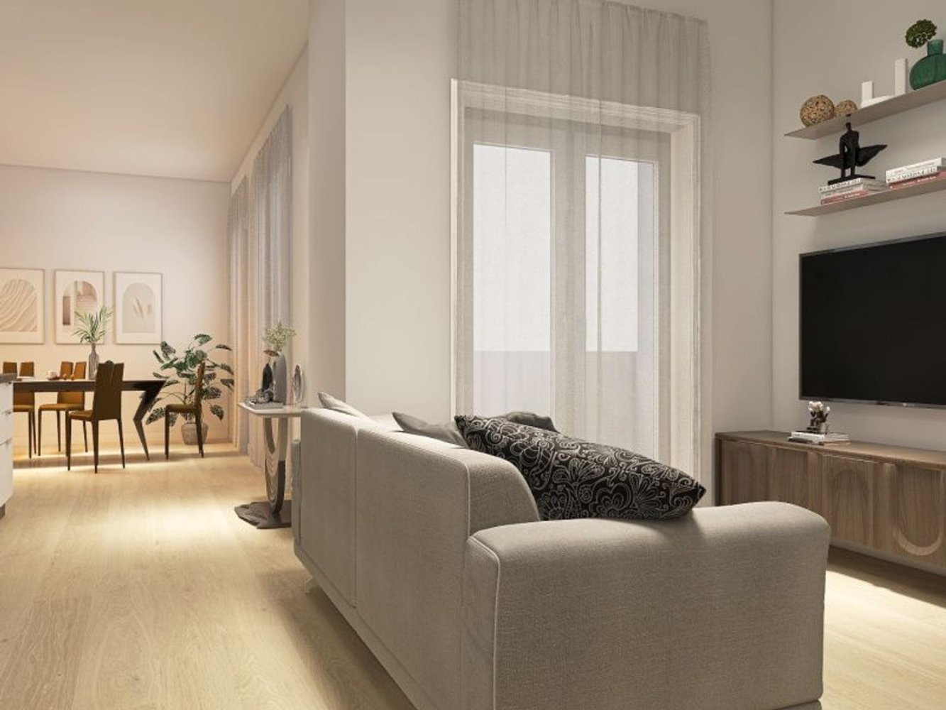 2-Zimmer Wohnung in Rome, Italy, Nr. 206020