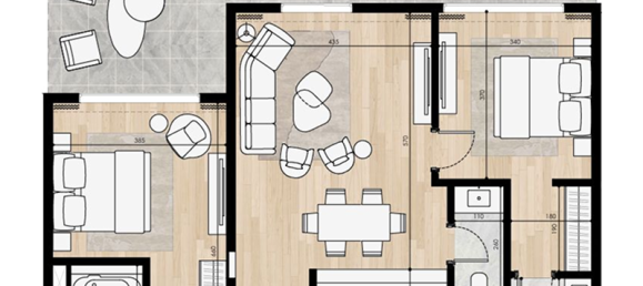 Estudio en Al Marjan Island, UAE No. 121695 9