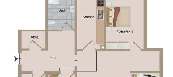 Apartamento de 3 dormitorios en Friesland, Germany No. 204541 43