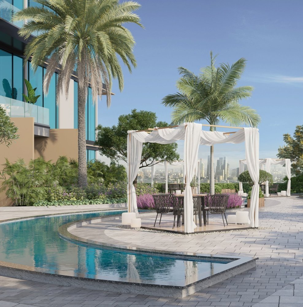 Квартира с 1 спальней в Дубай, ОАЭ № 84632