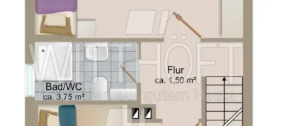 2 غرف نوم تاون هاوس في Wandsbek, Germany رقم 33628 4