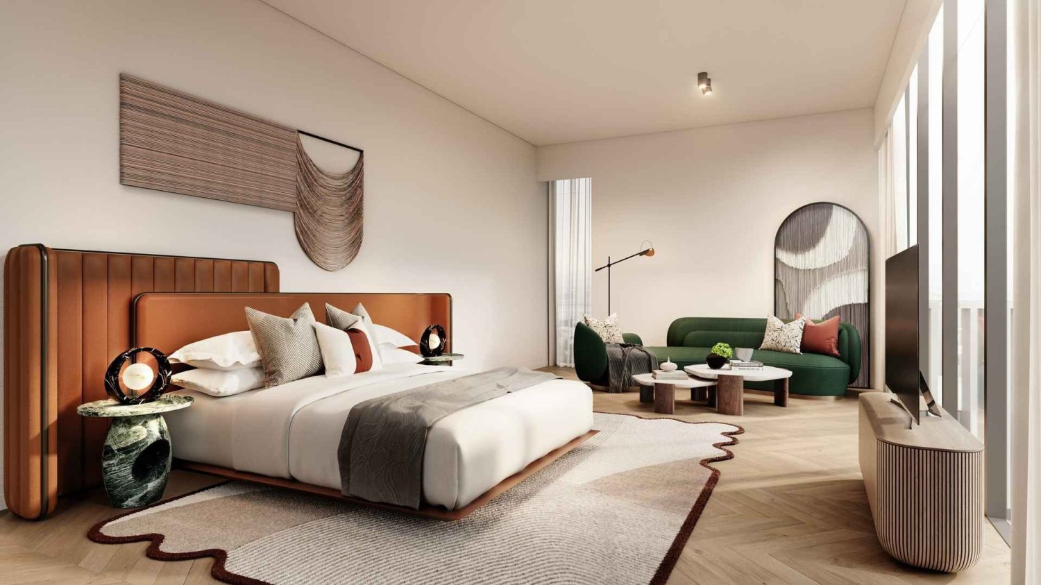 Квартира с 2 спальнями в W Residences JLT, Джумейра Лейк Тауэрс, ОАЭ № 63469