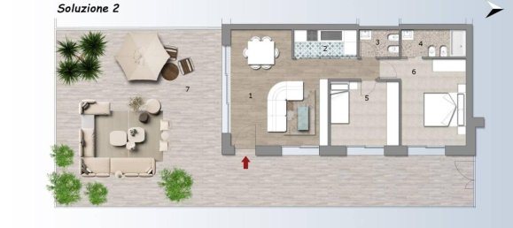 Apartamento de 3 divisões em Bracciano, Italy N.º 40169 2
