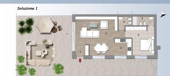 Apartamento de 3 divisões em Bracciano, Italy N.º 40169 3