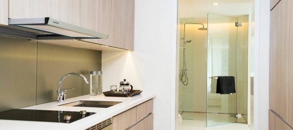 Apartamento com 1 quarto em condomínio em Bangkok, Thailand N.º 3978 7