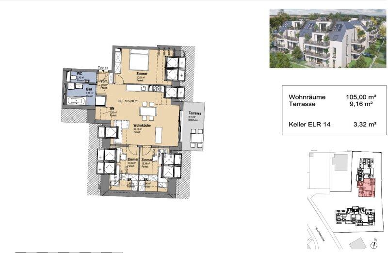 3 rooms Land in Vienna, Austria No. 241821