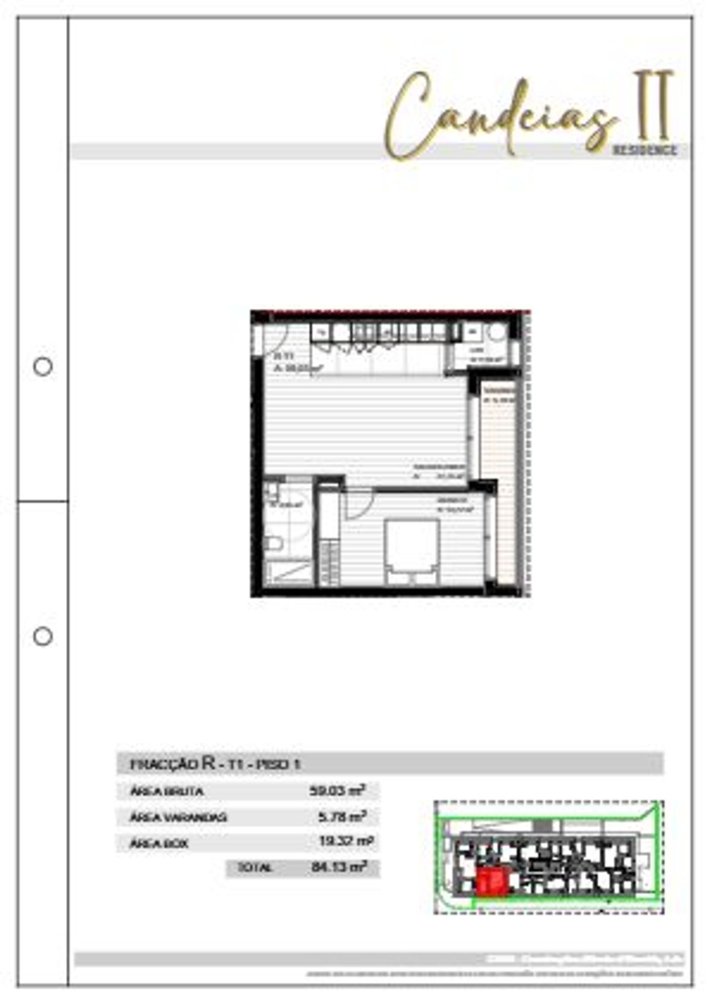 Apartamento de 1 dormitorio en Vila Nova de Gaia, Portugal No. 219985