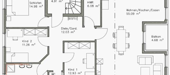 Apartamento de 3 dormitorios en Herford, Germany No. 105805 11