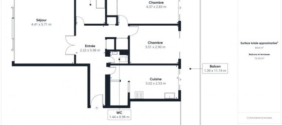 2 bedrooms Apartment in Nantes, France No. 99058 16