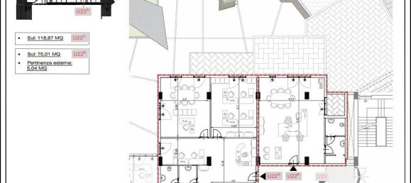 1-Zimmer Büro in Lecce, Italy, Nr. 95322 2