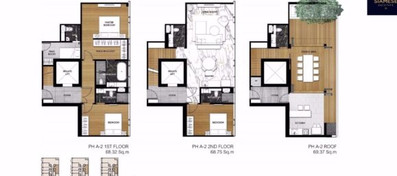 3 bedrooms Duplex in Watthana, Thailand No. 9477 10