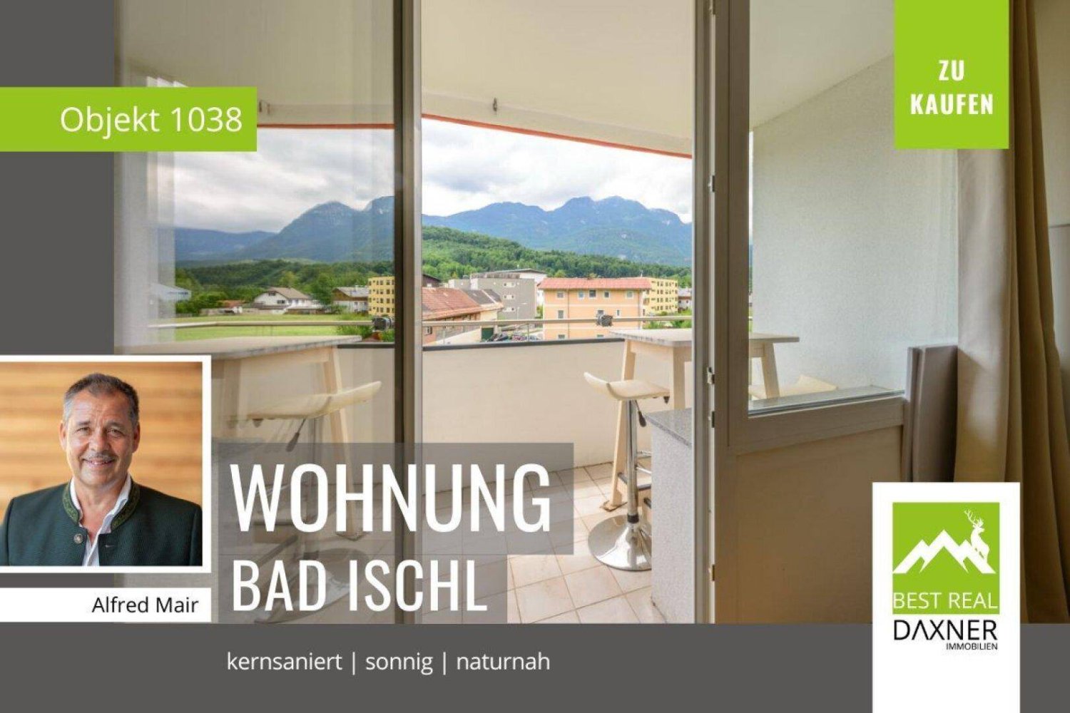 2 rooms Apartment in Bad Ischl, Austria No. 214640
