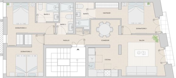 3 bedrooms Apartment in Madrid, Spain No. 27712 28