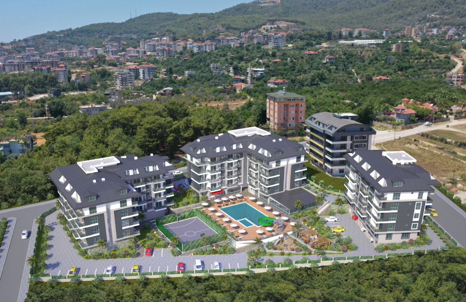 Apartment 2+1 in Olive Resort, Alanya, Turkey No. 35631