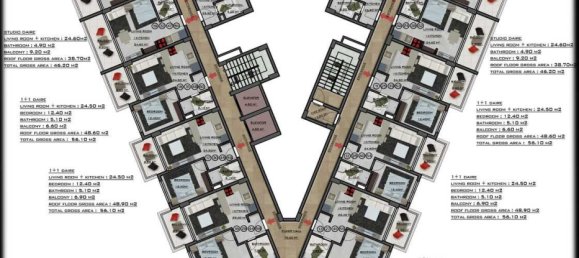 Estúdio em Mahmutlar, Turkey N.º 31414 29
