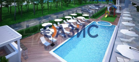 1 غرف نوم شقة في Sveti Vlas, Bulgaria رقم 672 11