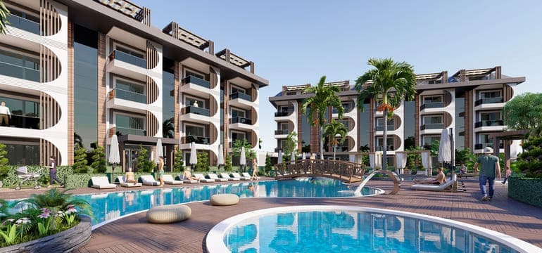 Wohnung 1+1 in Avsallar, Turkey, Nr. 2719