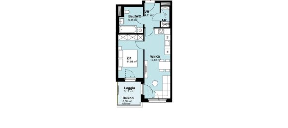 2 rooms Apartment in Penzing, Austria No. 35474 35