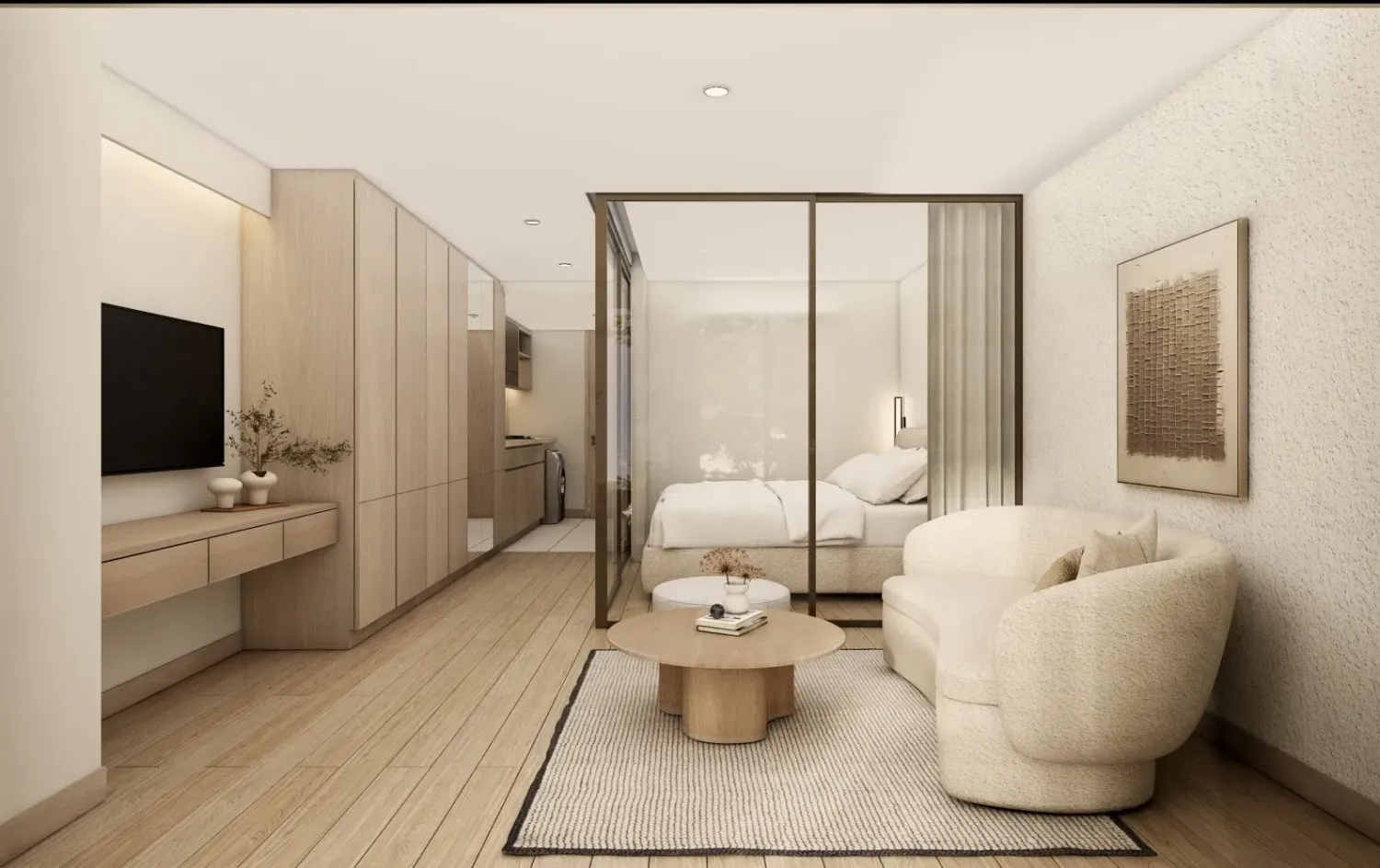 Apartamento com 1 quarto em condomínio em Nai Yang, Thailand N.º 81051
