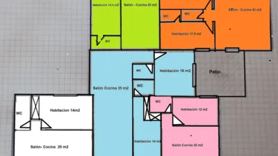 4 bedrooms Building in Cisterniga, Spain No. 30110