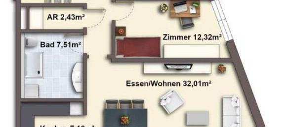 4 rooms Apartment in Hohenems, Austria No. 222067 36